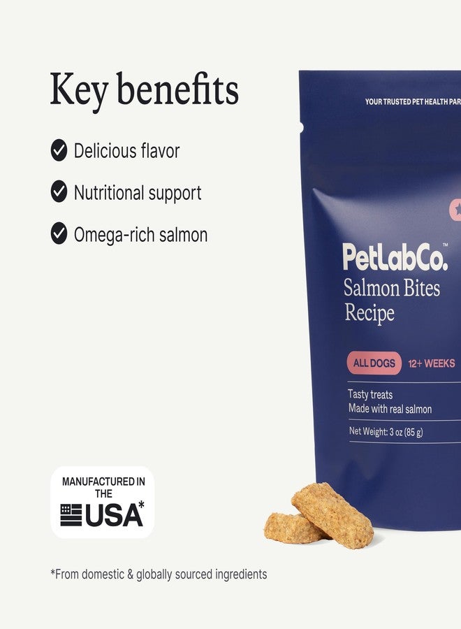 PetLab Co. Salmon Bites for Dogs – Rich in Beneficial Fatty Acids, Vitamins & Minerals - Premium Salmon Dog Treats Your Pup Will Drool Over - Carefully Selected Ingredients – Delicious Reward - Image 3